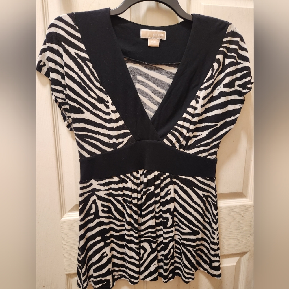 Michael Kors zebra top - Medium